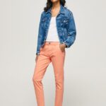 pantaloni chino regulati maura femei Pepe Jeans piersică 6Z0R46308