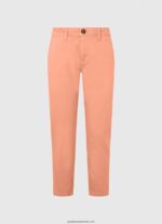 pantaloni chino regulati maura femei Pepe Jeans piersică 6Z0R46308 - imagine 5