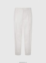 pantaloni chino relaxed fit bărbați Pepe Jeans fildeş 6Z0R461102 - imagine 5