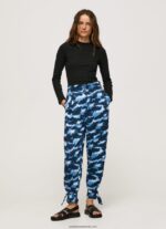 pantaloni cu imprimeu de camuflaj femei Pepe Jeans multi 6Z0R46305