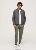 pantaloni jogger cu talie elastica bărbați Pepe Jeans turnare 6Z0R461109
