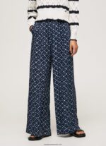 pantaloni largi imprimati femei Pepe Jeans multi 6Z0R46300 - imagine 3