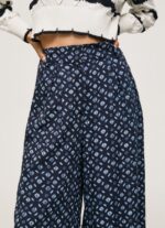pantaloni largi imprimati femei Pepe Jeans multi 6Z0R46300 - imagine 4