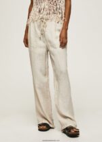 pantaloni palazzo din in femei Pepe Jeans piatră 6Z0R46301 - imagine 2