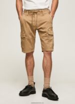 pantaloni scurți cargo jared bărbați Pepe Jeans cămilă 6Z0R461114 - imagine 2