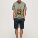 pantaloni scurți cargo jared bărbați Pepe Jeans dulwich 6Z0R461112