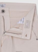 pantaloni scurți chino cu ajustare normală băiat Pepe Jeans fildeş 6Z0R461697 - imagine 3