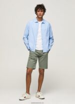 pantaloni scurți chino din bumbac bărbați Pepe Jeans turnare 6Z0R461135