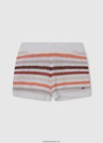 pantaloni scurți cu imprimeu în dungi coraline fată Pepe Jeans multi 6Z0R461506
