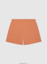 pantaloni scurți din bumbac cu talie elastică fată Pepe Jeans piersică 6Z0R461499 - imagine 2