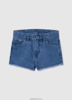 pantaloni scurți din bumbac cu talie elastică fată Pepe Jeans piersică 6Z0R461499 - imagine 3