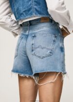 pantaloni scurți din denim balloon fit femei Pepe Jeans denim 6Z0R46481 - imagine 5