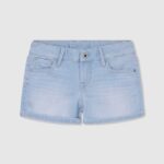 pantaloni scurți din denim cu ajustare normală fată Pepe Jeans denim 6Z0R461503