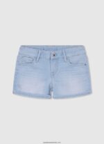 pantaloni scurți din denim cu ajustare normală fată Pepe Jeans denim 6Z0R461503