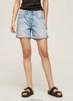 pantaloni scurți din denim cu ajustare normală femei Pepe Jeans denim 6Z0R46492 - imagine 2