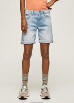 pantaloni scurți din denim cu ajustare normală femei Pepe Jeans denim 6Z0R46499 - imagine 2