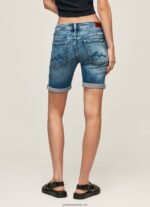 pantaloni scurți din denim cu ajustare normală femei Pepe Jeans denim 6Z0R46513 - imagine 4