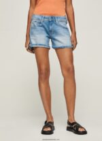 pantaloni scurți din denim cu ajustare normală femei Pepe Jeans denim 6Z0R46514 - imagine 2