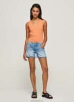 pantaloni scurți din denim cu ajustare normală femei Pepe Jeans denim 6Z0R46514