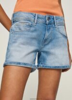 pantaloni scurți din denim cu ajustare normală femei Pepe Jeans denim 6Z0R46514 - imagine 3