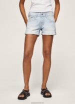 pantaloni scurți din denim cu ajustare normală femei Pepe Jeans denim 6Z0R46521 - imagine 2