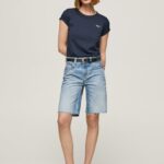 pantaloni scurți din denim relaxed fit femei Pepe Jeans denim 6Z0R46486
