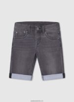 pantaloni scurți din denim slim fit băiat Pepe Jeans denim 6Z0R461685