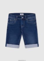 pantaloni scurți din denim slim fit băiat Pepe Jeans denim 6Z0R461685 - imagine 4
