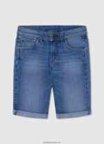 pantaloni scurți din denim slim fit băiat Pepe Jeans denim 6Z0R461685 - imagine 5
