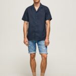 pantaloni scurți din denim stanley tapered fit bărbați Pepe Jeans denim 6Z0R46821