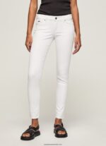 pantaloni skinny clasici femei Pepe Jeans alb 6Z0R46299 - imagine 2