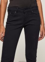 pantaloni skinny clasici femei Pepe Jeans negru 6Z0R46297 - imagine 3