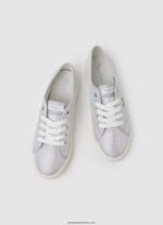 pantofi sport de bază brady party femei Pepe Jeans argint 6Z0R46626 - imagine 2