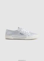 pantofi sport de bază brady party femei Pepe Jeans argint 6Z0R46626