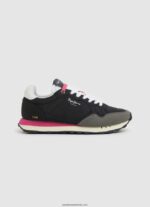 pantofi sport pentru alergare femei Pepe Jeans negru 6Z0R46619