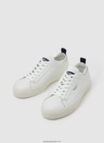 pantofi sport yogi din piele bărbați Pepe Jeans alb 6Z0R461190 - imagine 3