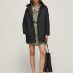 parka cu jacheta interioara femei Pepe Jeans negru 6Z0R46139