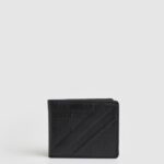 portofel din piele cu logo bărbați Pepe Jeans negru 6Z0R461296
