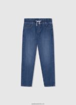 pulover cu glugă din bumbac băiat Pepe Jeans studio roșu 6Z0R461581 - imagine 4