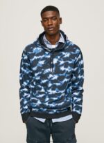 pulover cu imprimeu de camuflaj bărbați Pepe Jeans alb 6Z0R46879