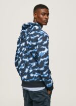 pulover cu imprimeu de camuflaj bărbați Pepe Jeans alb 6Z0R46879 - imagine 4