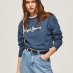 pulover cu logo imprimat femei Pepe Jeans dulwich 6Z0R46276