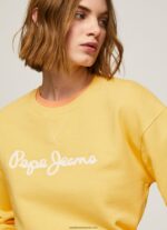 pulover cu logo imprimat femei Pepe Jeans strălucire 6Z0R46273 - imagine 3