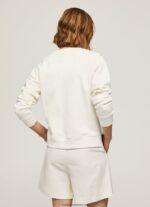 pulover de bumbac decupat femei Pepe Jeans mousse 6Z0R46287 - imagine 4