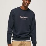 pulover din bumbac cu logo imprimat bărbați Pepe Jeans dulwich 6Z0R46884