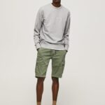 pulover din bumbac cu logo imprimat bărbați Pepe Jeans marnă cenușie 6Z0R46895
