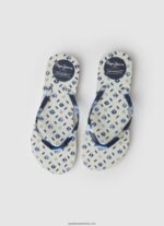rake blue beach beach flip flops femei Pepe Jeans mousse 6Z0R46699 - imagine 2