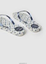 rake blue beach beach flip flops femei Pepe Jeans mousse 6Z0R46699 - imagine 4