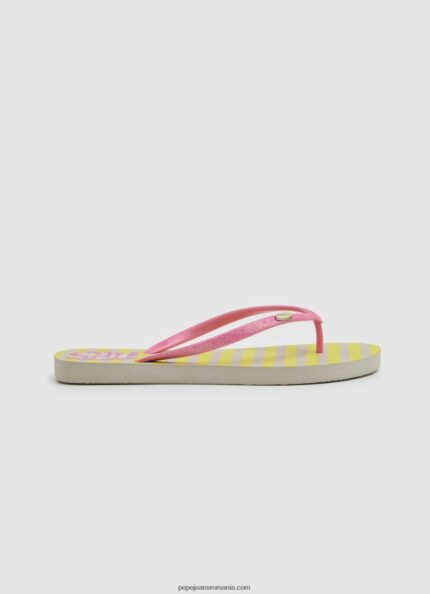 rake love beach flip flops femei Pepe Jeans verde acid 6Z0R46705