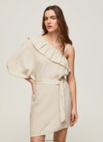 rochie asimetrică femei Pepe Jeans piatră 6Z0R46201 - imagine 2